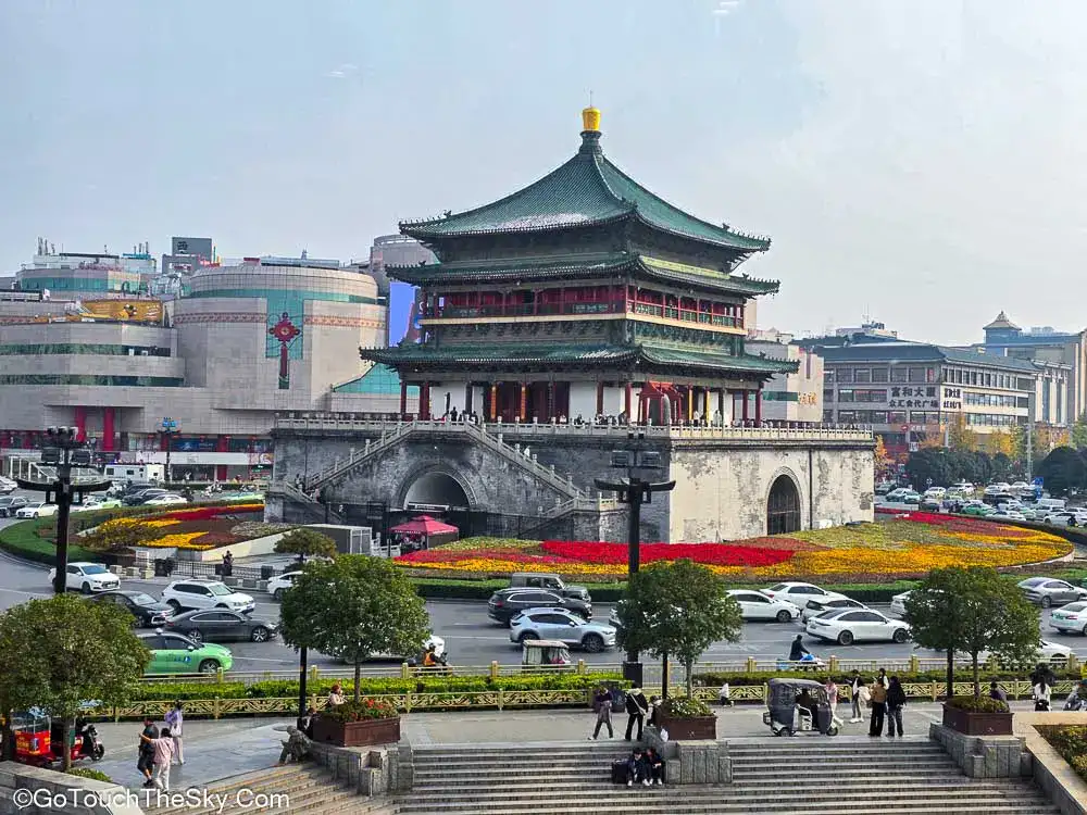 หอระฆังเมืองซีอาน สถาปัตยกรรมจีนโบราณที่สวยงาม