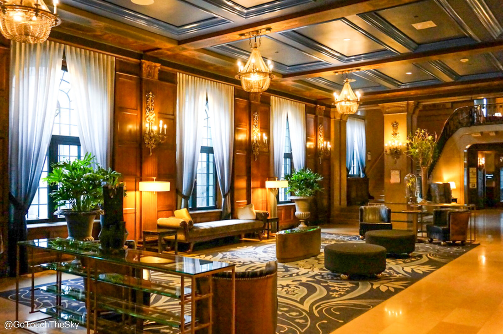 บรรยากาศภานในโรงแรม Fairmont Le Château Frontenac