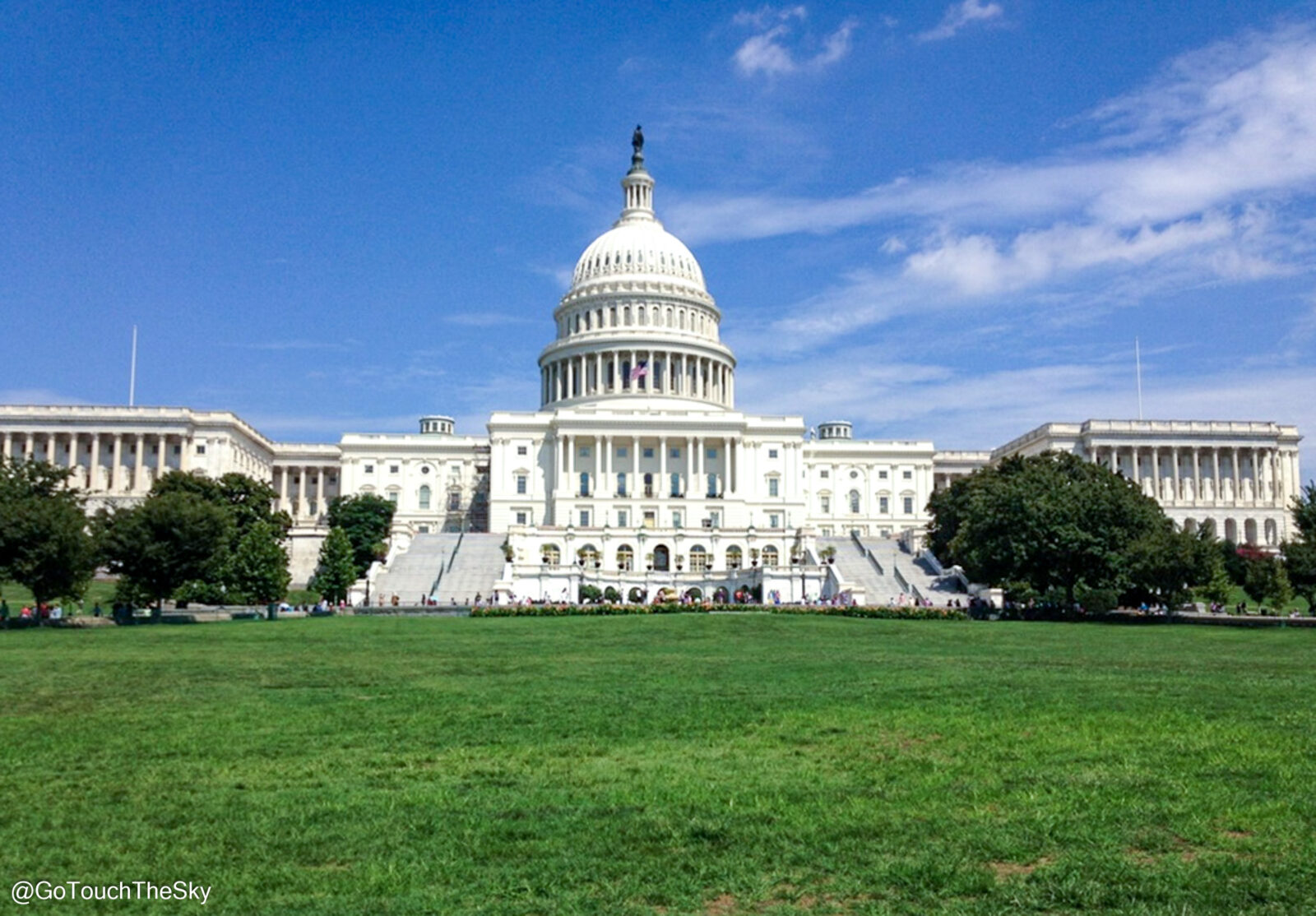 US Capitol ภาพที่คิดไว้ว่าจะได้เห็น โดมสีขาวสวยงาม